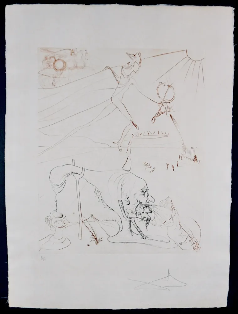 Grabado Dali - L'Alchimie