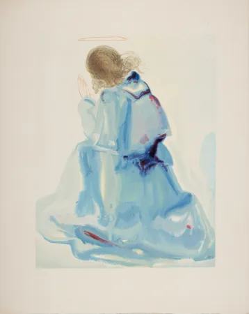 Grabado En Madera Dali - L'Ange, 1963