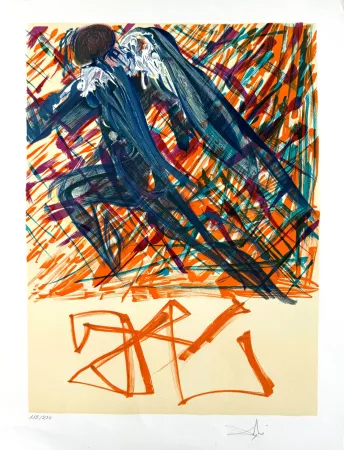 Litografía Dali - L’arcangelo (The Archangel)