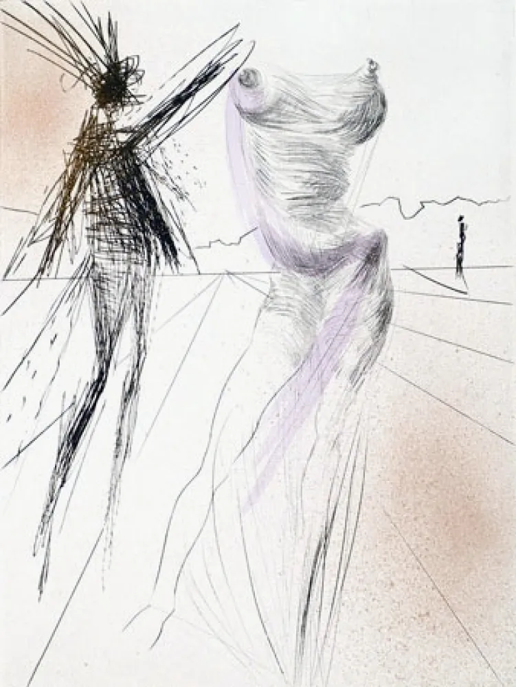 Grabado Dali - Le buste