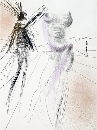 Grabado Dali - Le buste