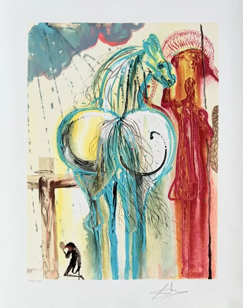 Litografía Dali - Le centurion