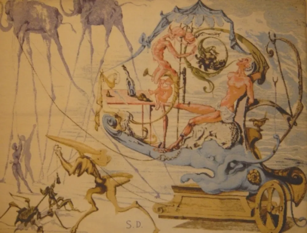 Múltiple Dali - Le char de Bacchus