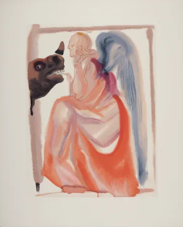 Litografía Dali - Le ciel de Mercure