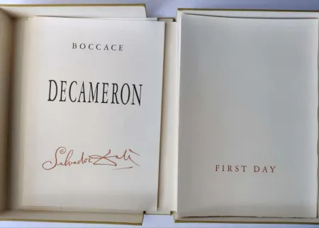 Litografía Dali - Le Décaméron (1972) english , E.A