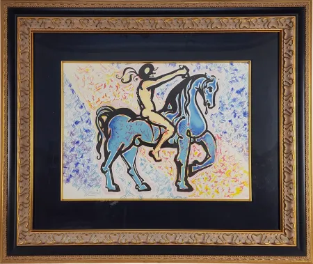 Litografía Dali - Le Jungle Humaine Le Cavalier