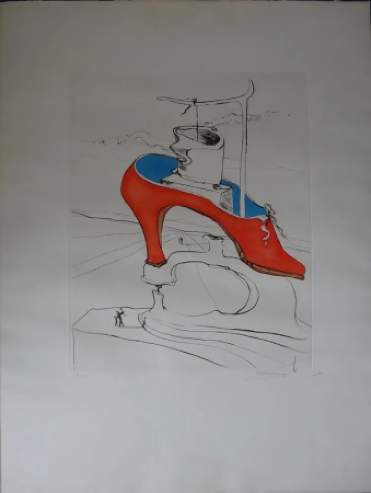 Aguafuerte Dali - Le Malédiction vaincue