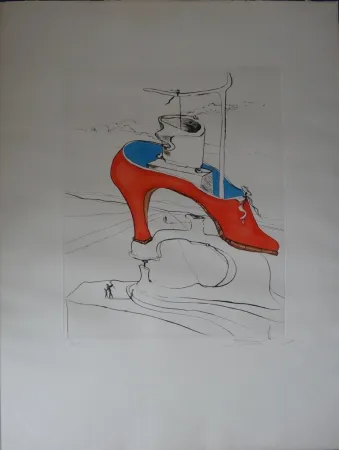 Aguafuerte Dali - Le Malédiction vaincue