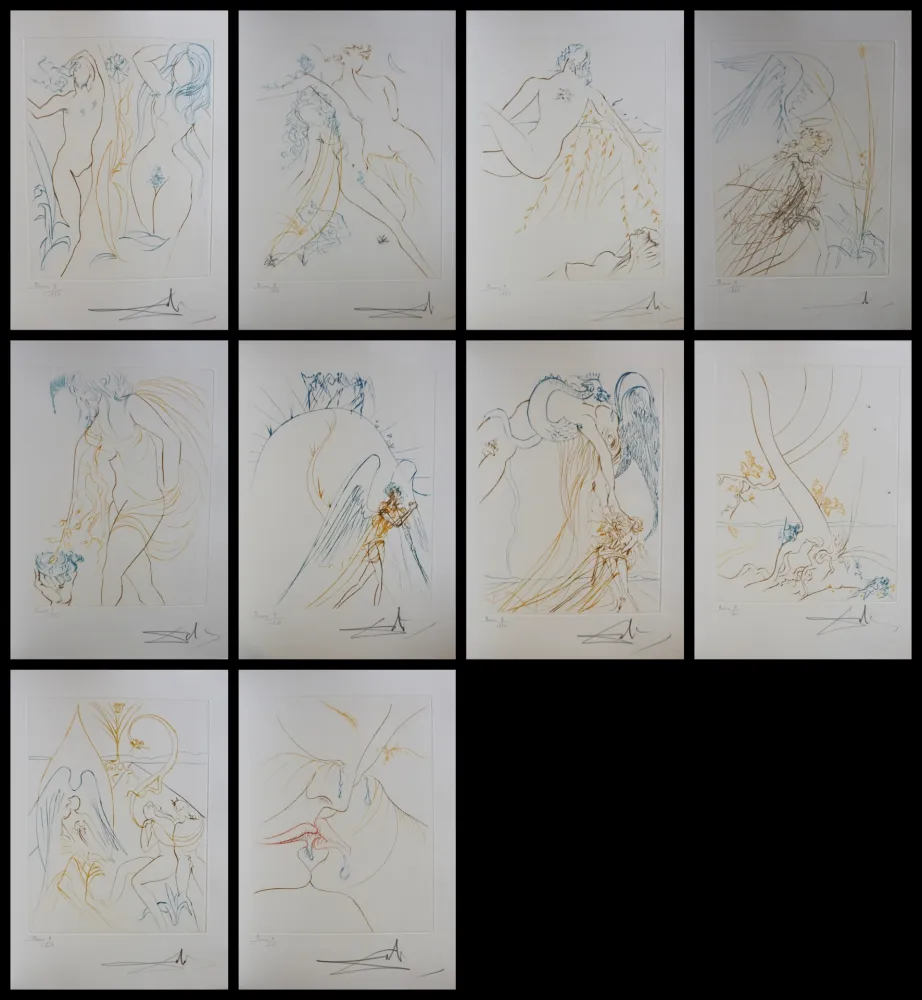 Grabado Dali - Le Paradis Terrestre Complete Suite
