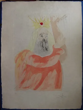 Aguafuerte Dali - Le Roi David
