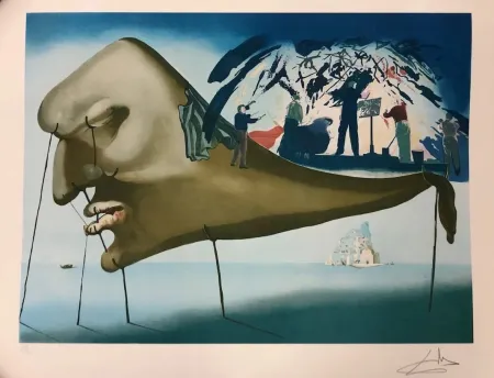 Litografía Dali - Le Sommeil a l' orchestra