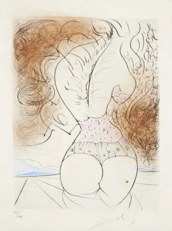 Aguafuerte Dali -  Le Torse