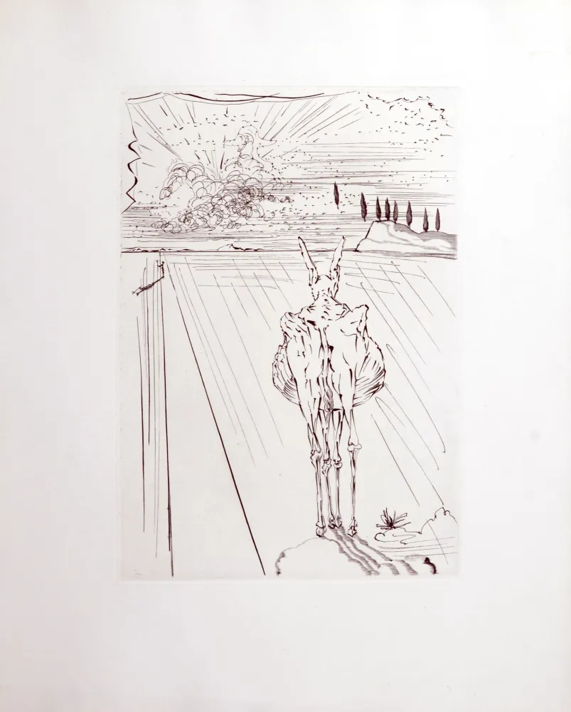 Grabado Dali - Le Tricorne, 1958