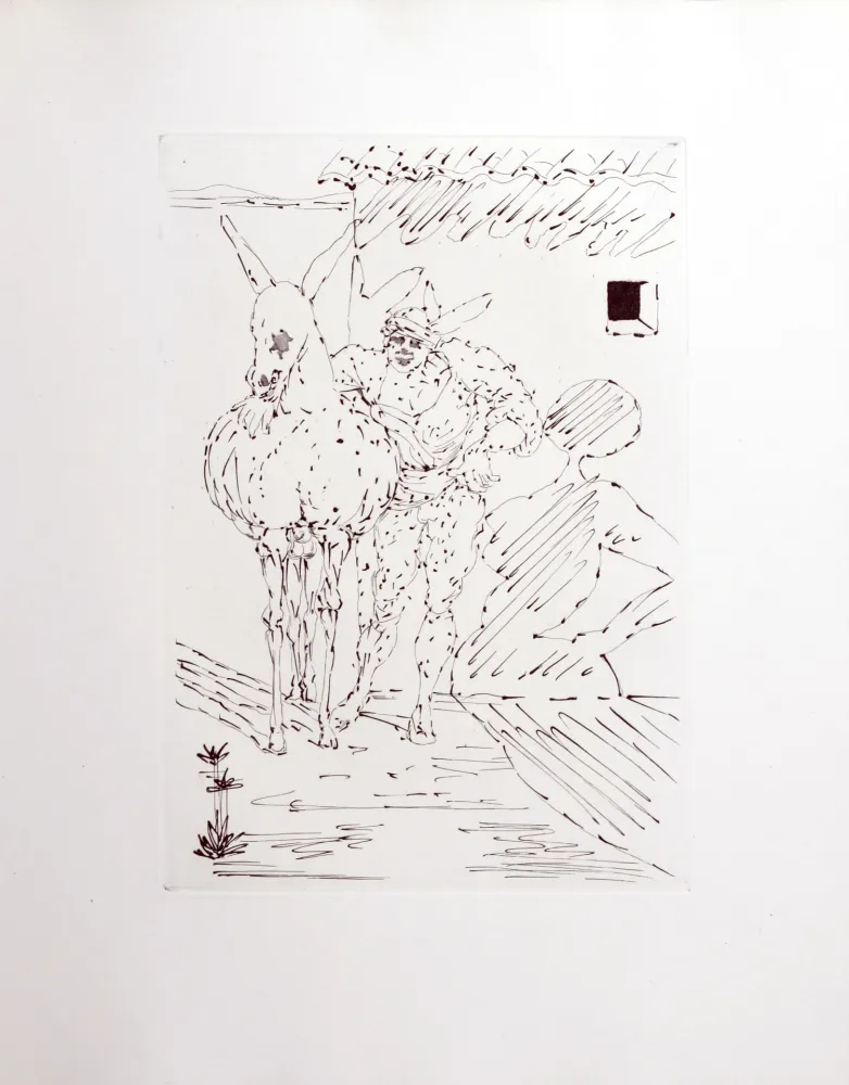 Grabado Dali - Le Tricorne, 1958