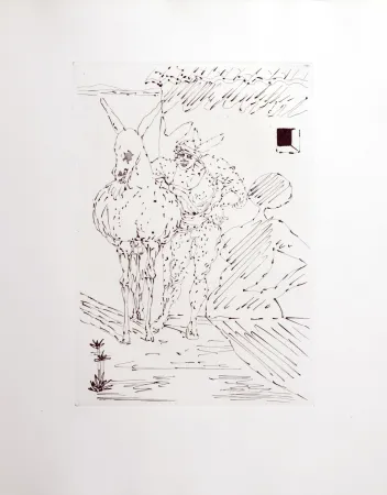 Grabado Dali - Le Tricorne, 1958