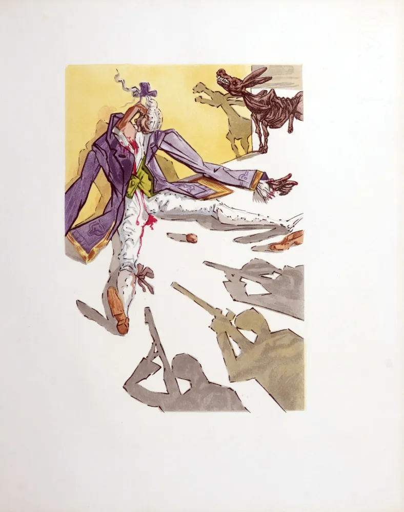 Grabado Dali - Le Tricorne, 1958