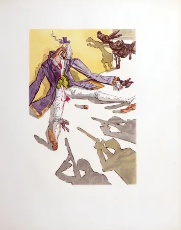 Grabado Dali - Le Tricorne, 1958