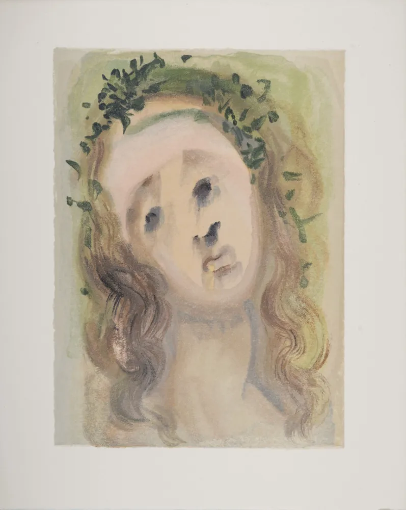Grabado En Madera Dali - Le visage de Virgile, 1963