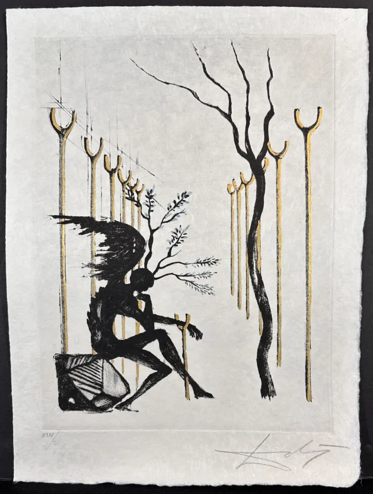 Grabado Dali - Le Vitrail