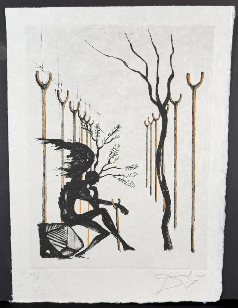 Grabado Dali - Le Vitrail