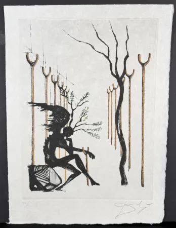 Grabado Dali - Le Vitrail