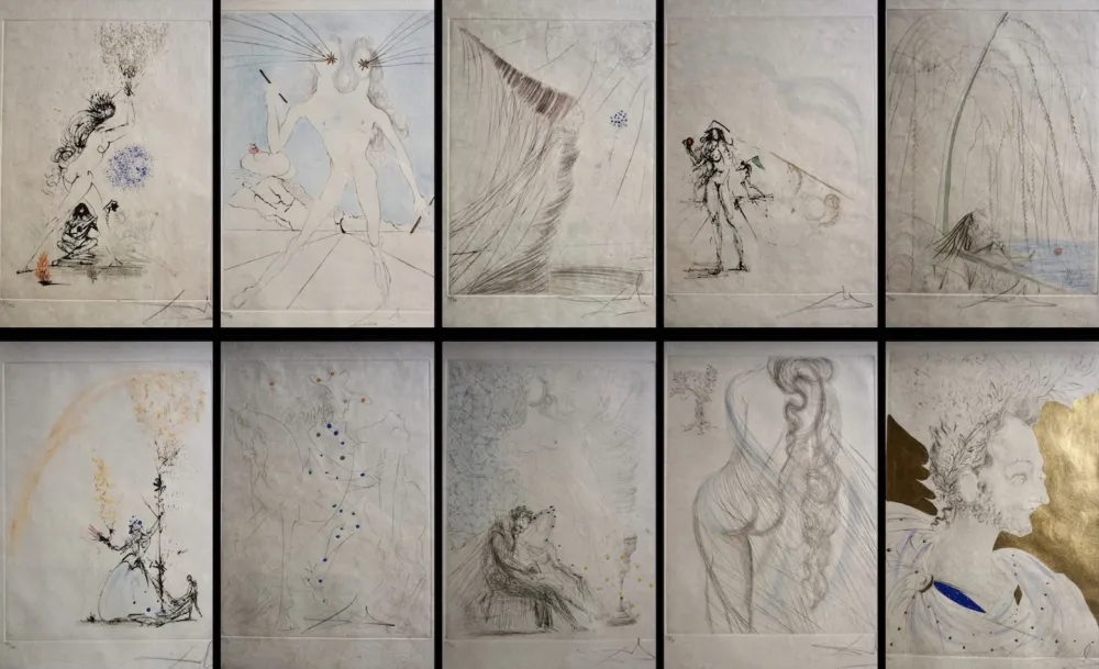 Grabado Dali - Les Amours de Cassandre Suite