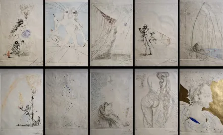 Grabado Dali - Les Amours de Cassandre Suite