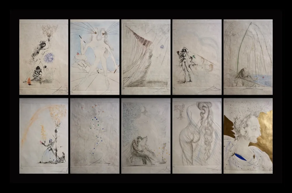 Grabado Dali - Les Amours de Cassandre Suite