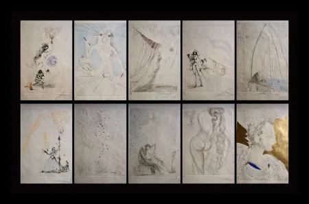 Grabado Dali - Les Amours de Cassandre Suite