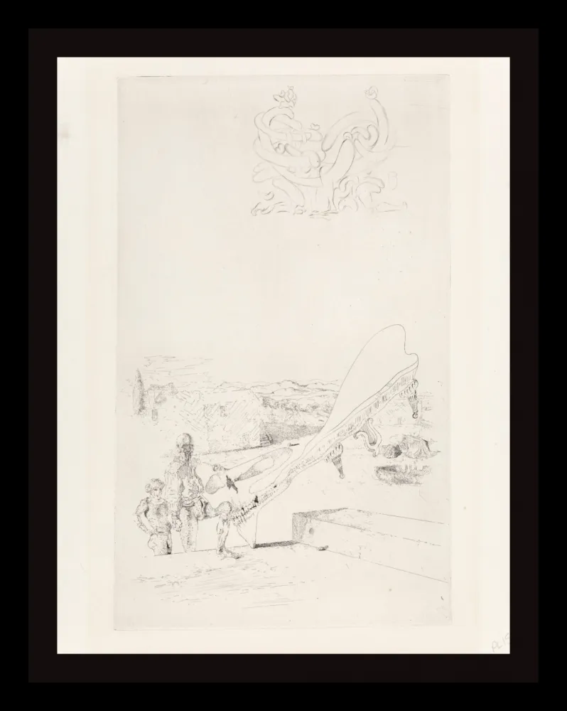 Grabado Dali - Les Chantes de Maldoror Memory of Music