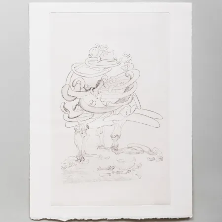 Punta Seca Dali - Les Chants de Maldoror: Bone Chair