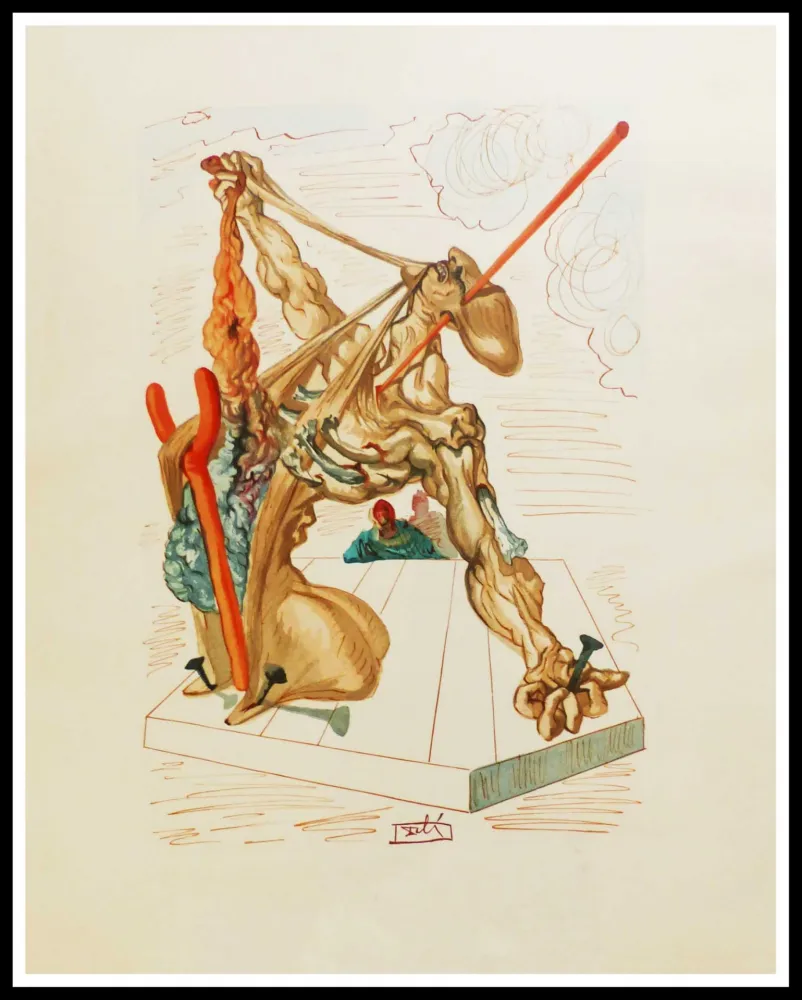 Grabado En Madera Dali - LES FALSIFICATEURS