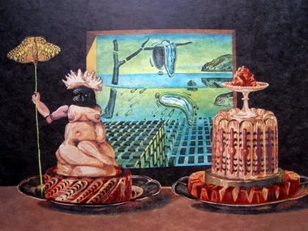 Litografía Dali - LES JE MANGE GALA