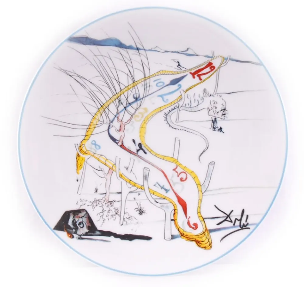 Cerámica Dali - Les Montres Gélatines de l'espace temps (La Conquête du Cosmos)