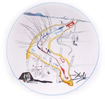 Cerámica Dali - Les Montres Gélatines de l'espace temps (La Conquête du Cosmos)