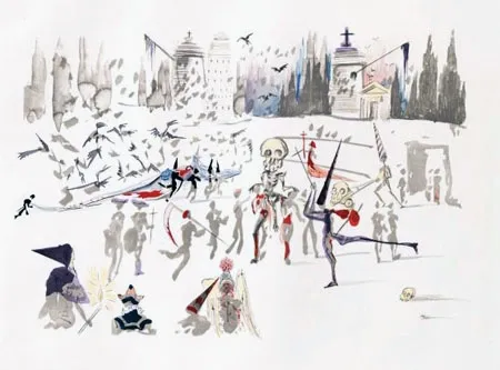 Grabado Dali - Les Moulins (The Mills)