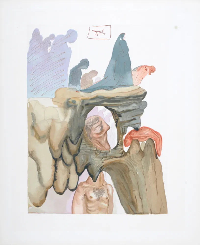 Grabado En Madera Dali - Les Prévaricateurs, 1963