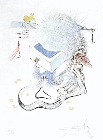 Grabado Dali - Les Tiroires (The Drawers)