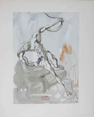 Litografía Dali - Les voleurs