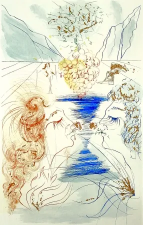 Grabado Dali - Let Him Kiss Mee with the Kisses of His Mouth: For His Love is Better Than Wine