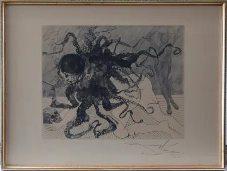 Aguafuerte Y Aguatinta Dali - Medusa