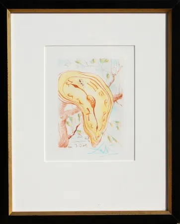 Grabado Dali - Melting Clock