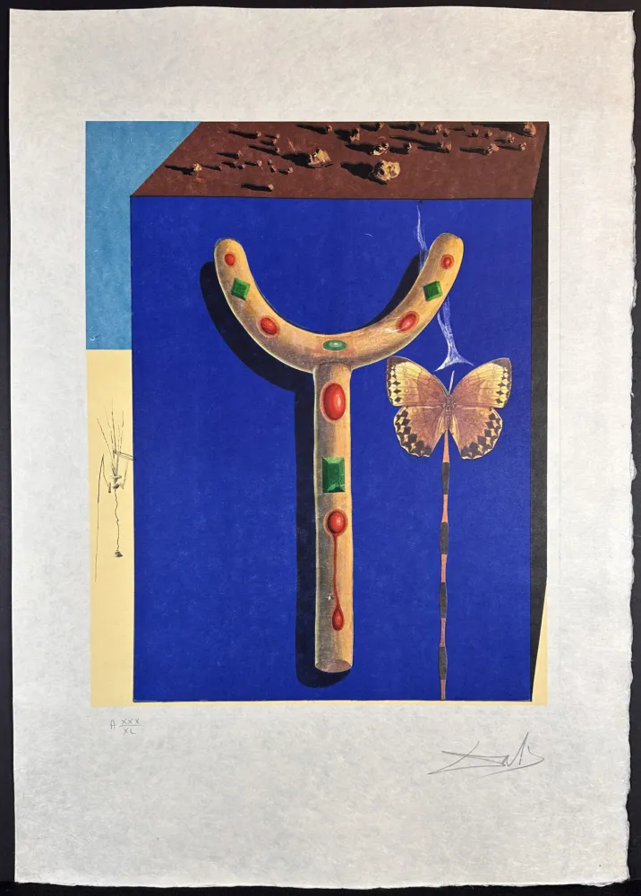 Grabado Dali - Memories of Surrealism Surrealist Crutches