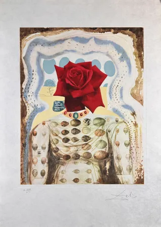 Grabado Dali - Memories of Surrealism Surrealist Flower Girl