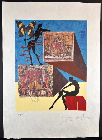 Grabado Dali - Memories of SurrealismDressed in The Nude in The Surrealist Fashion