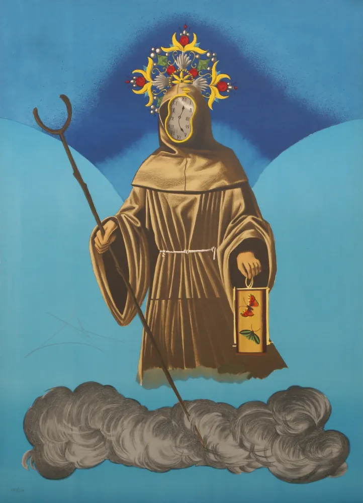 Litografía Dali - Mystery of Sleep (The Hermit)