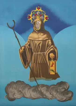 Litografía Dali - Mystery of Sleep (The Hermit)