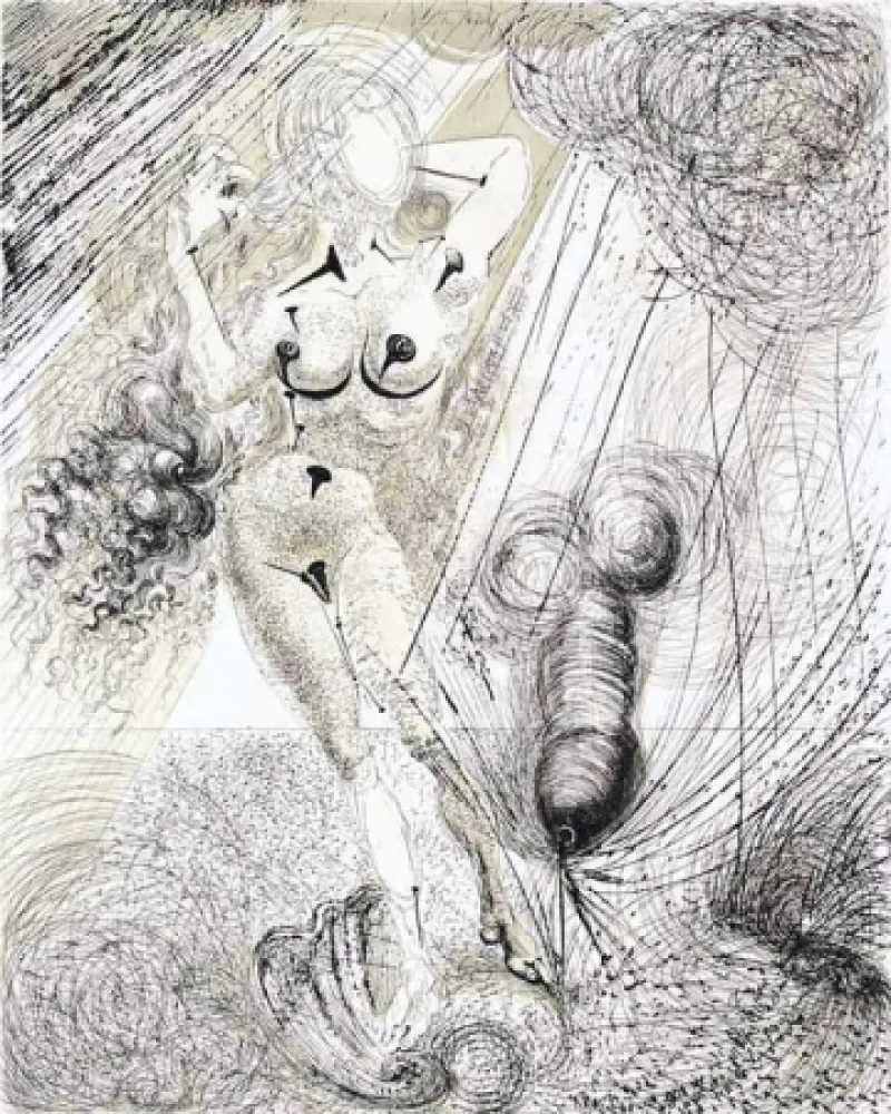 Grabado Dali - Naissance de Venus (Birth of Venus)
