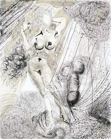 Grabado Dali - Naissance de Venus (Birth of Venus)