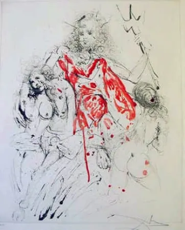 Grabado Dali - Neptune (Poseidon)
